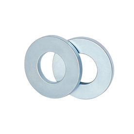 Galvanized round large hole magnet