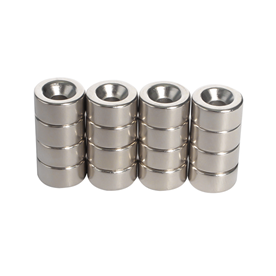 High performance round deep hole magnet